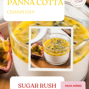 Panna cotta chanh dây