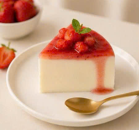 4.4 panna cotta vị dâu