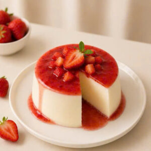panna cotta vị dâu