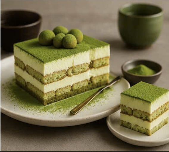BÁNH TIRAMISU VỊ MATCHA