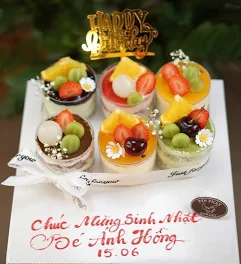 bánh kem hũ thủy tinh