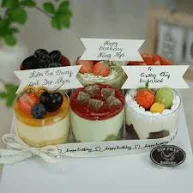 bánh kem hũ thủy tinh