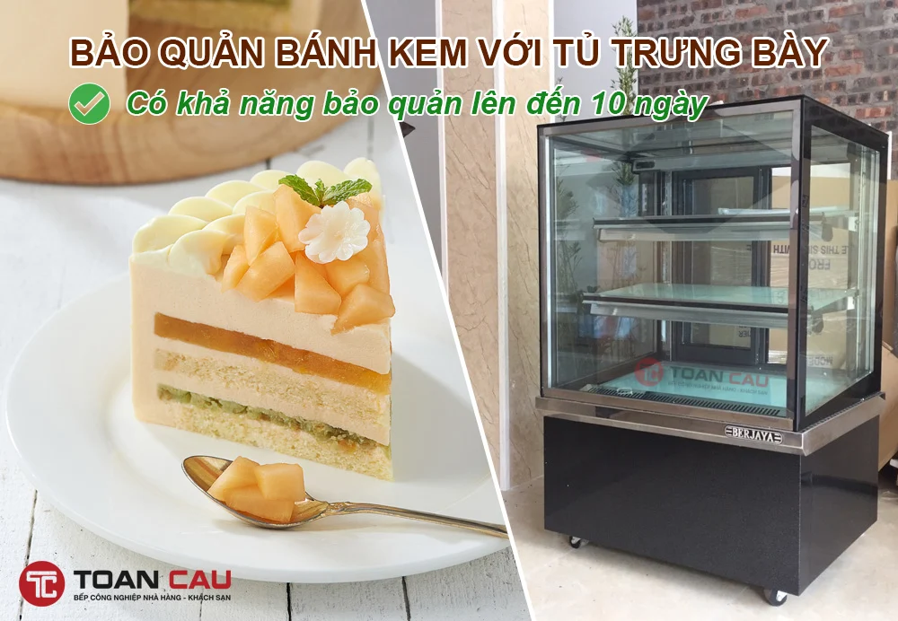 bảo quản bánh kem